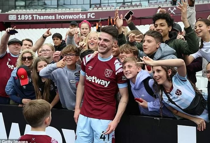 Declan Rice Fan Mail Address